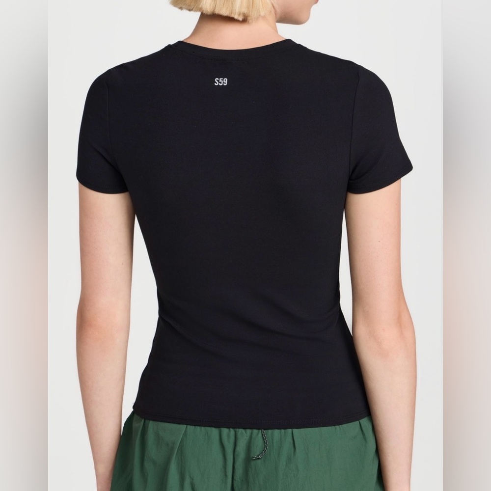 SPLITS59 Airweight Short Sleeve Black Shirt New